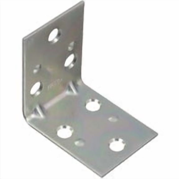 National Mfg. National Catalog V121 Double Wide Zinc Corner Brace, Case of 12