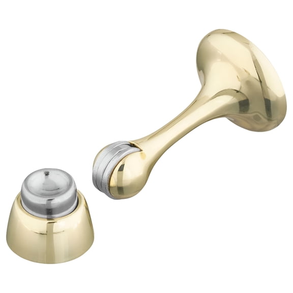 National Hardware Polished Brass Magnetic Rigid Door Stop N328-161