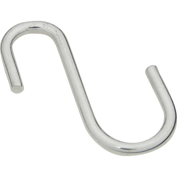 National Hardware Replacement S-Hook For Rubber Straps - Pack of 8  Standard Mounting Hardware, Drop-In Replacement