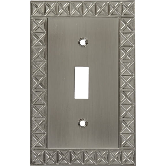 National Hardware S803-304 V8044 Pinnacle Single Switch plates in Nickel