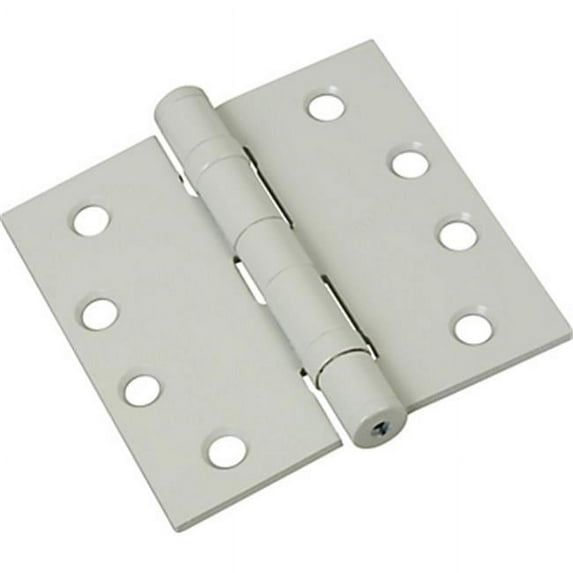 Hinge Bb Prm Ctd White 4in