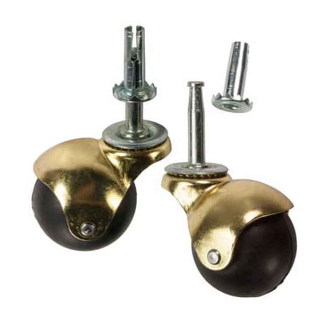 National Hardware S846305 Stanley Hooded Ball Stem Casters 2 Inch