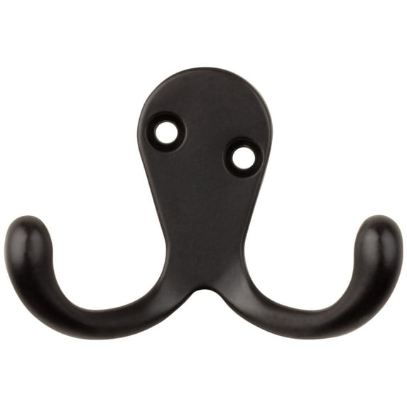 National Hardware Oil Rubbed Bronze Double Clothes Hook N830-153