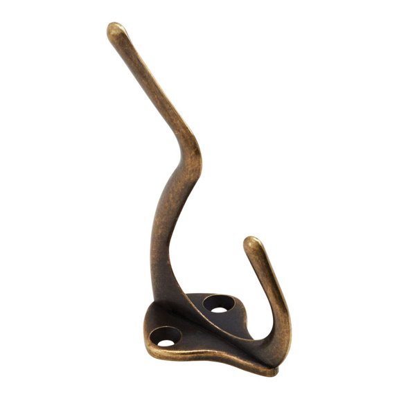 NATIONAL MFG/SPECTRUM BRANDS HHI Hook, Coat & Hat, Antique Brass N830-160