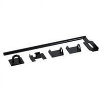 National Hardware - SPB809 5/8" x 18" Lockable Cane Bolt - Black