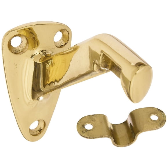 National Hardware Solid Brass Bracket 3.38 in. L 250 lb.