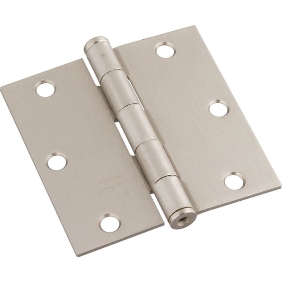 National Hardware Square Door Hinge 1-Pack - Pack of 6