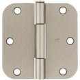 thumbnail image 1 of National Hardware Squeak Guard Hinges 5/8 In. Radius Round Corner 3-Pack in Satin Nickel, 1 of 7