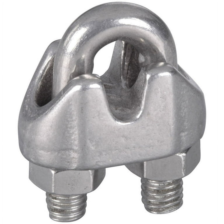 National Hardware Stainless Steel Wire Cable Clamp National Hardware Stainless Steel Wire Cable Clamp