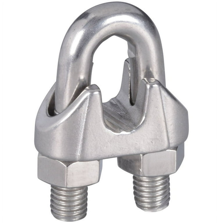 National Hardware Stainless Steel Wire Cable Clamp National Hardware Stainless Steel Wire Cable Clamp