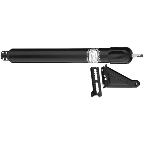 National Hardware Touch 'n Hold Door Closer V1345 - Adjustable Closing Speeds - Black