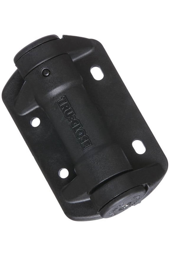 TruClose N346-206 Narrow Spring Hinge, 55 lb Weight Capacity, Polymer/Stainless St