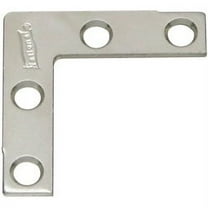 National Hardware - V117 1-1/2" x 3/8" Corner Plate - 4 Per Pack