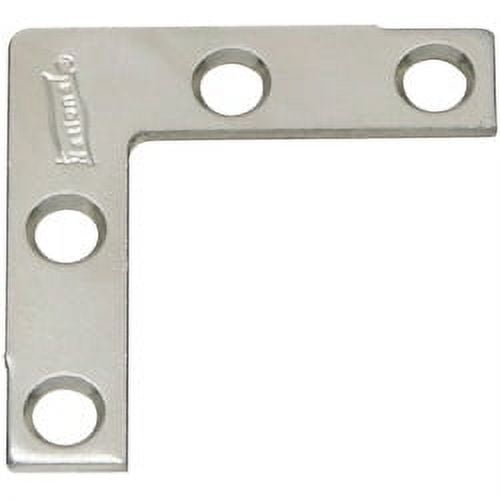 National Hardware - V117 1-1/2" x 3/8" Corner Plate - 4 Per Pack