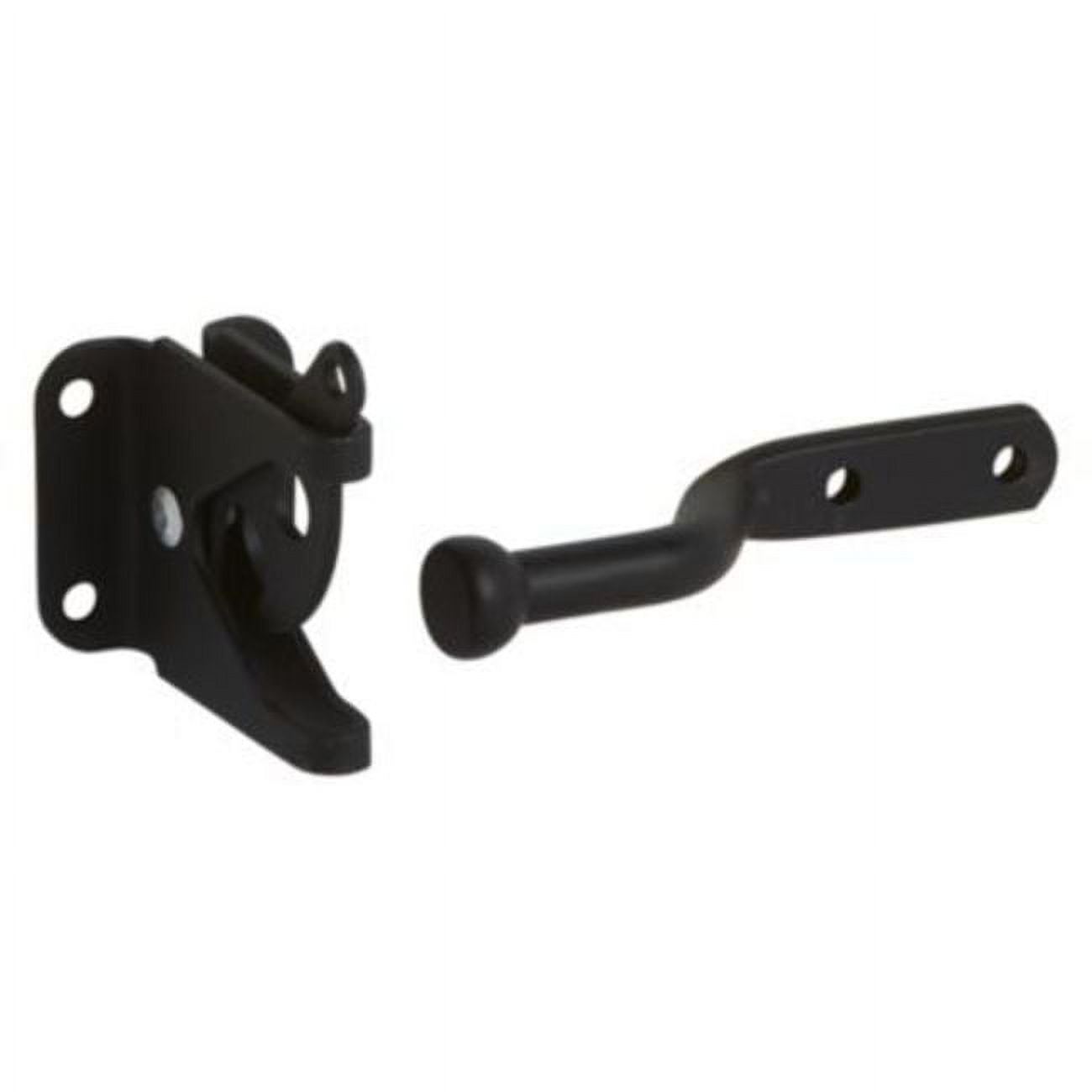 Matte Black Stainless Steel Universal Gate Latch