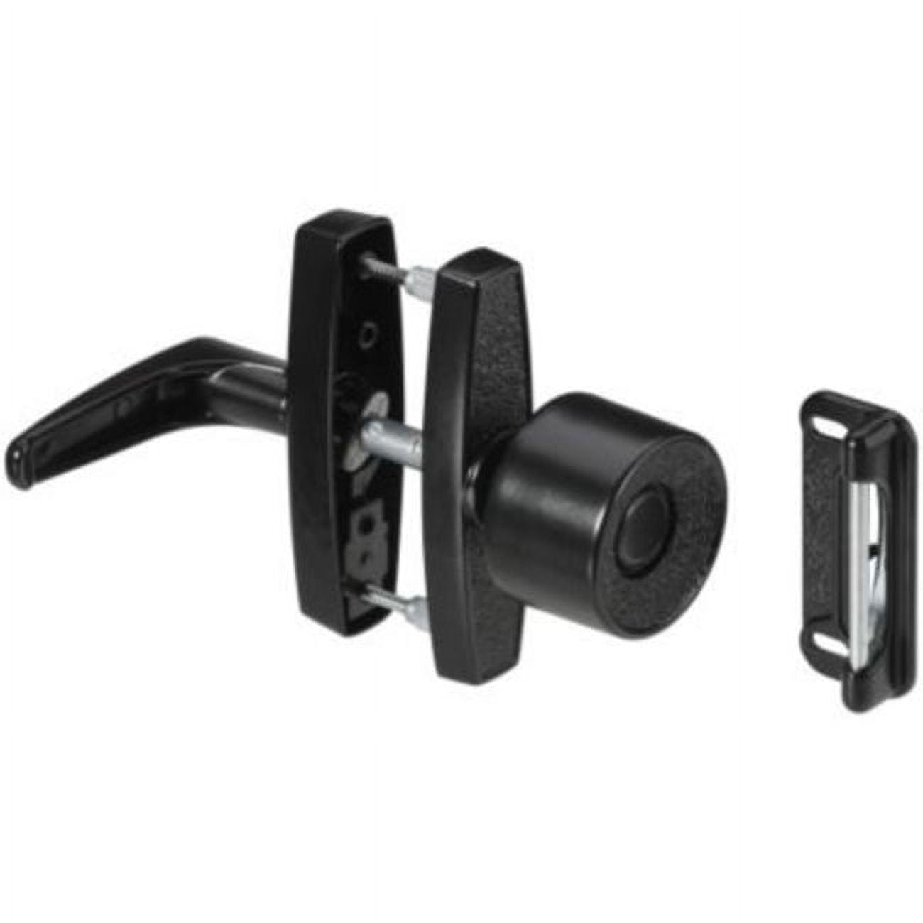 Black Die Cast Universal Knob Latch for Doors