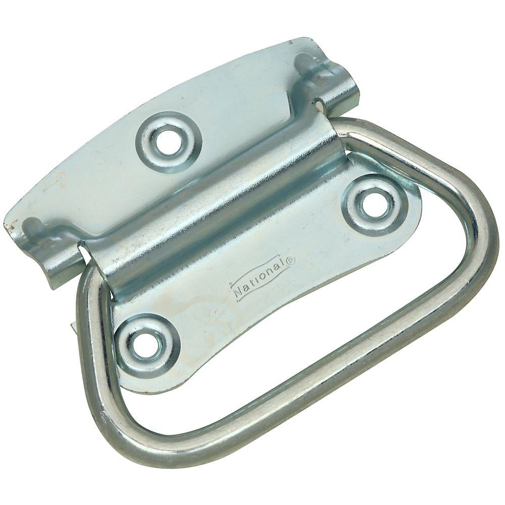 National Hardware Maniglia A Petto In Acciaio Con Impugnatura Facile – 3,2 Cm, Placcato Zinco, Garanzia A Vita