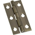 thumbnail image 1 of National Hardware - V1800 2" x 1" Hinge 2/pk - Antique Brass, 1 of 7
