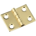 thumbnail image 1 of National Hardware - V1802 3/4" x 1" Hinge 4/pk - Polished Brass, 1 of 4