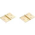 thumbnail image 1 of National Hardware - V1805 2" x 3-1/16" Desk Hinge 2/pk - Polished Brass, 1 of 4