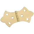 thumbnail image 1 of National Hardware - V1814 1-11/16" x 3-1/16" Hinge 2/pk - Polished Brass, 1 of 7