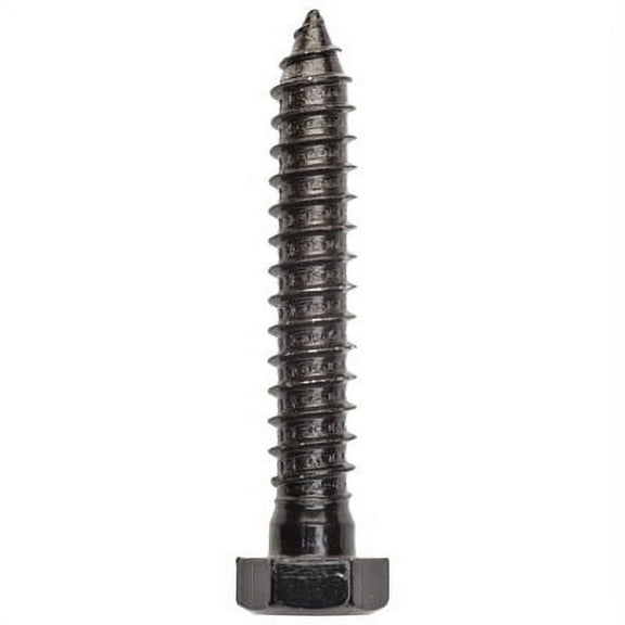 National Hardware - V1863 1/2" x 3" Hex Lag Screws 4/pk - Black