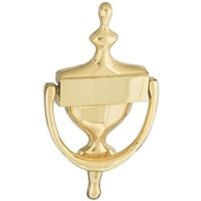 Polished Brass 7" Traditional Door Knocker