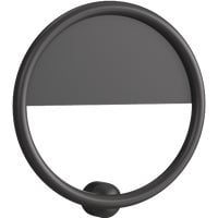 Matte Black Modern Round Door Knocker
