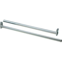 National Hardware - V209 48" - 72" Adjustable Closet Rod - Bright Zinc
