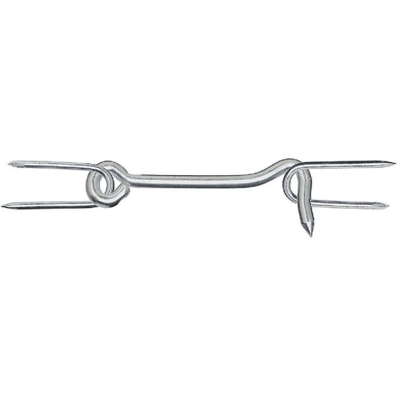 National Hardware V2102 Series N122-200 Gate Hook, Steel, Zinc, 1/PK