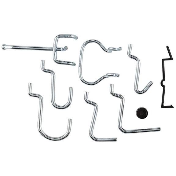 National Hardware 7180185 Peg Hooks Lock Assortment Zinc Plated