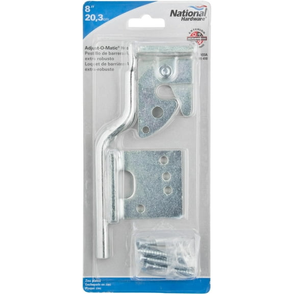 National Hardware - V23A Adjust-O-Matic Heavy-Duty Gate Latch - Zinc Plated