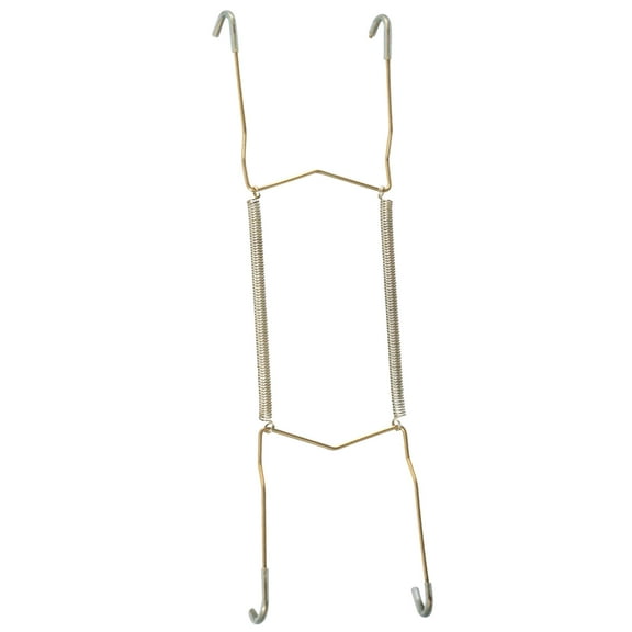 National Hardware - V2525-0811 Adjustable 11" Decorative Plate Hanger - Brass