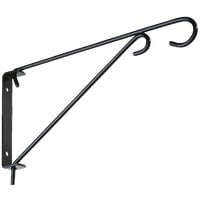Black Steel 9" Swivel Bracket for Hanging Plants and Feeders