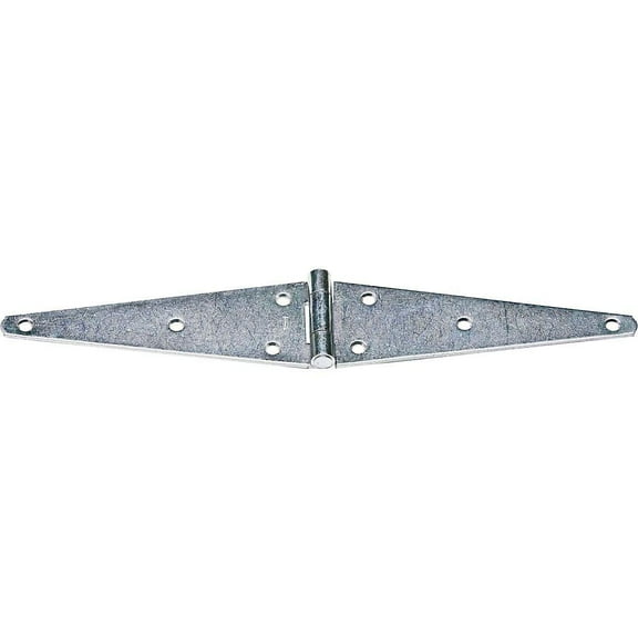 National Hardware - V282 10" Heavy Strap Hinge with no Screws - Boxed Loose