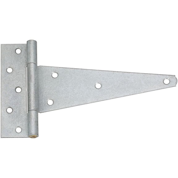 National Hardware - V286 10" Heavy Duty T-Hinges With No Screws - Boxed Loose