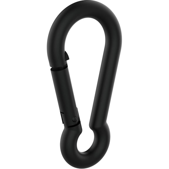 National Hardware - V3112 3/8" X 3-1/8" Locking Spring Snap - Black
