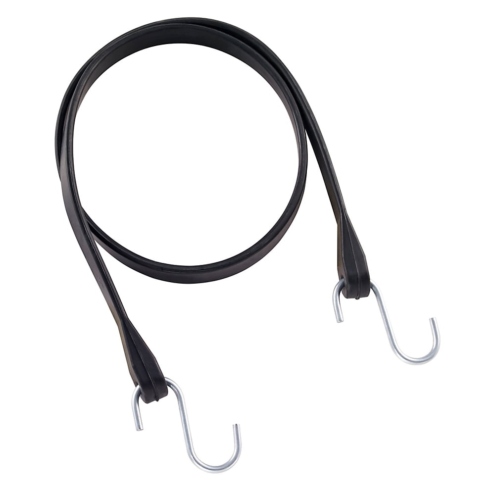 41" Black EPDM Rubber Strap with Steel Hooks