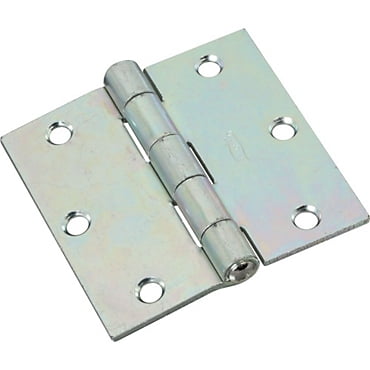 National Hardware V505-3.5X3.5 3-1/2" X 3-1/2" Plain Bearing Square Corner Butt Hinge -