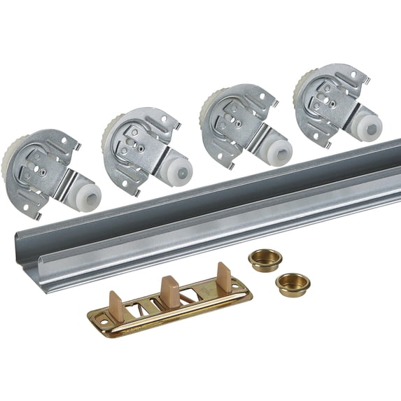 National Hardware - V770 48" By-Pass Door Hardware Set with Dial Action Hanger