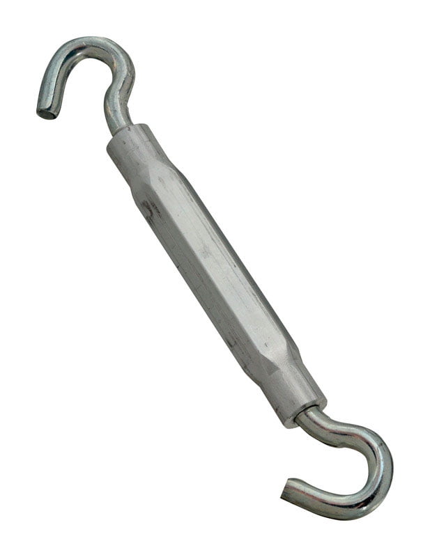 National Hardware Zinc-Plated Aluminum/Steel Turnbuckle 130 lb. cap. 9 in. L National Hardware Zinc-Plated Aluminum/Steel Turnbuckle 130 lb. cap. 9 in. L