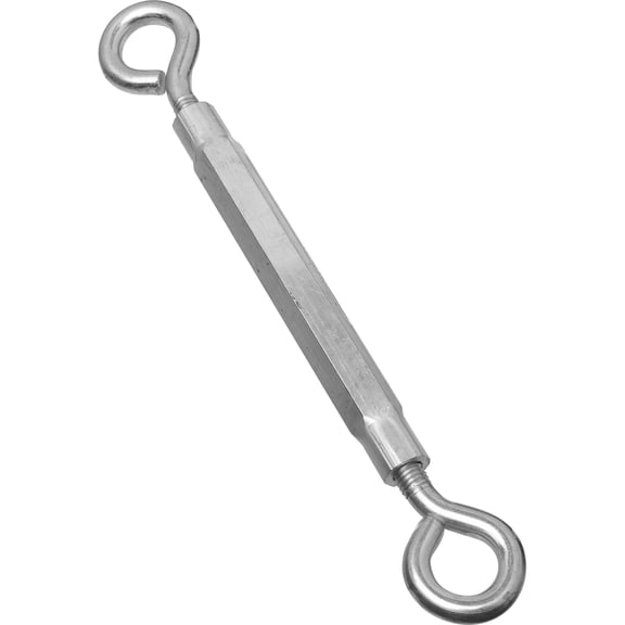 National Hardware N221788 2170BC 1/2" x 17" Eye / Eye Turnbuckle Zinc Plated Finish