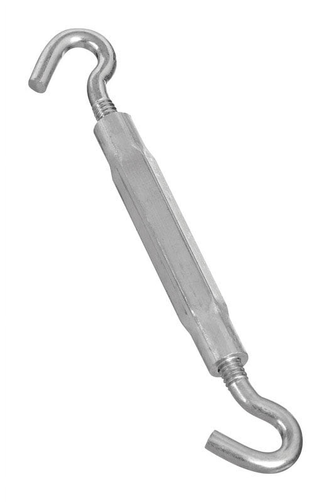 National Hardware Zinc-Plated Aluminum/Steel Turnbuckle 90 lb. cap. 7.5 in. L National Hardware Zinc-Plated Aluminum/Steel Turnbuckle 90 lb. cap. 7.5 in. L