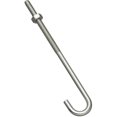 thumbnail image 1 of National Hardware 1/4 In. x 6 In. Zinc J Bolt N232-900 Pack of 10, 1 of 7