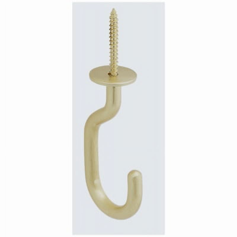 National Hardware's 311/32" Brushed Nickle Modern Ceiling J Hook is d