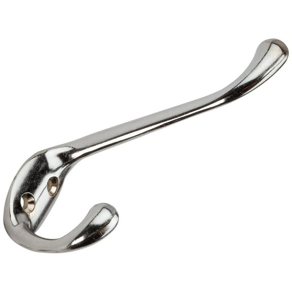 National Hardware Heavy-Duty Nickel Wardrobe Hook N248-252