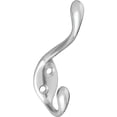 thumbnail image 1 of National Hardware Heavy-Duty Nickel Wardrobe Hook N248-252, 1 of 7