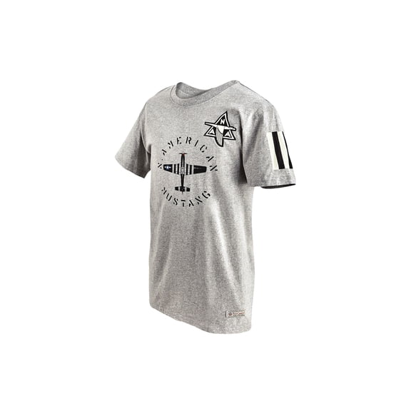 National Heritage Brands Men's MP-51 Mustang T-Shirt - Gray Military P