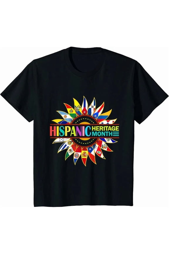 National Hispanic Heritage Month Celebration Latin Unisex S-5XL T-Shirt, Vintage Birthday Gift