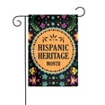 thumbnail image 1 of National Hispanic Heritage Month Garden Flag Decoration Yard Farmhouse Double Sided Holiday Party Outdoor Camping Decor Flags 12x18in, 1 of 7